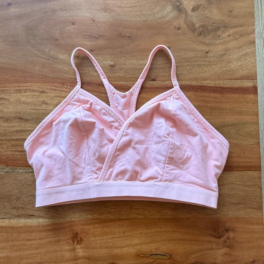 Fabletics Women's Peach Crossover Sports Bra Size 2X